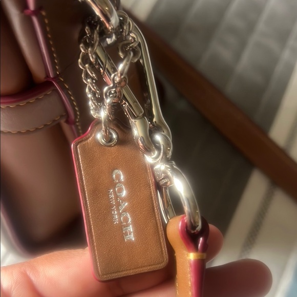 Coach Tan Leather Satchel with Classic Design - Picture 4 of 8